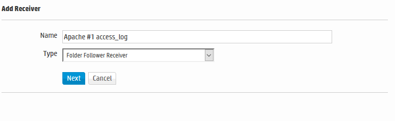 Arcsight add receiver